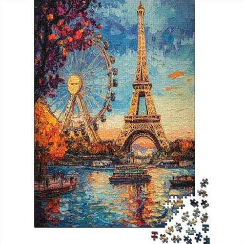 Eiffelturm Puzzle 1000 Teile Erwachsener Kniffel Spaß Für Die Ganze Familie - Abwechslungsreiche 1000 Puzzleteilige Motive Puzzlespiel Erwachsene, Puzzel 1000pcs (75x50cm) von ZWABFOFYV