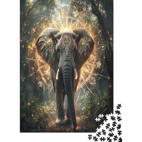 Elefant Puzzle 1000 Teile Puzzles Für Erwachsene Klassische Puzzles 1000 Teile Puzzles Schwer Erwachsene 1000 Teile 1000pcs (75x50cm) von ZWABFOFYV