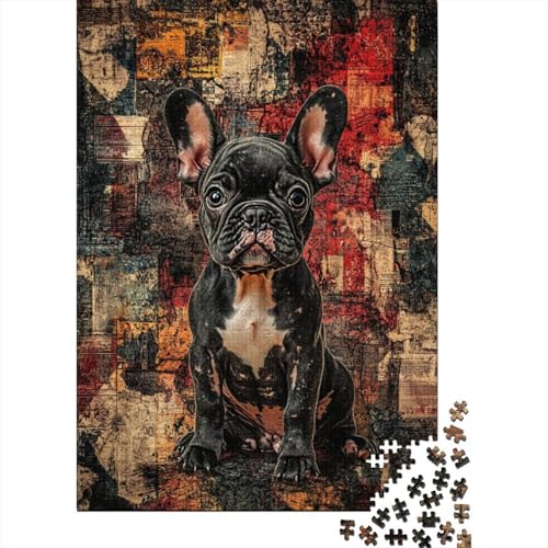 FRANZÖSISCHER BULLDONG Puzzle 1000 Teile Erwachsener Kniffel Spaß Für Die Ganze Familie - Abwechslungsreiche 1000 Puzzleteilige Motive Puzzle Erwachsene, Puzzel 1000pcs (75x50cm) von ZWABFOFYV