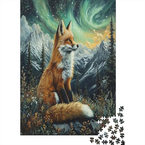 Fuchs Puzzlespiel 1000 Teile Puzzle Für Erwachsene Und Kinder Ab 14 Jahren, Puzzle Erwachsenen Puzzlespi Puzzel 1000pcs (75x50cm) von ZWABFOFYV