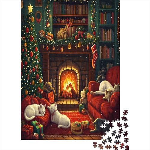 Komfortable Kabine 1000 Stück Puzzles Für Erwachsene Teenager Stress Abbauen Familien-Puzzlespiel Mit Poster in Voller 1000-teiliges Puzzle Lernspiel Spielzeug Geschenk 1000pcs (75x50cm) von ZWABFOFYV