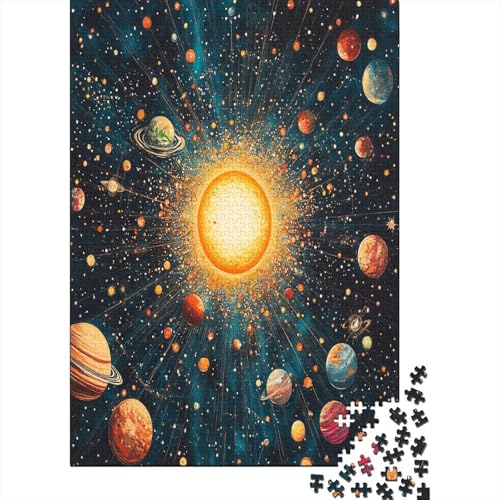 Kosmische Planeten Puzzle 1000 Teile Erwachsener Kniffel Spaß Für Die Ganze Familie - Abwechslungsreiche 1000 Puzzleteilige Motive Puzzlespiel Erwachsene, Puzzel 1000pcs (75x50cm) von ZWABFOFYV