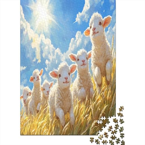 Lamm Puzzle 1000 Teile Erwachsener Kniffel Spaß Für Die Ganze Familie - Abwechslungsreiche 1000 Puzzleteilige Motive Puzzle Erwachsene, Puzzel 1000pcs (75x50cm) von ZWABFOFYV