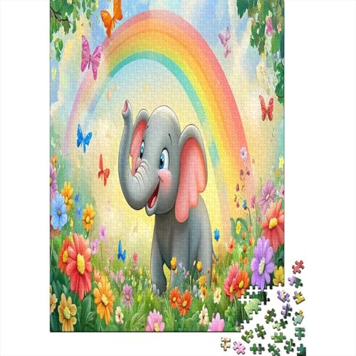 Little Elefant Puzzle 1000 Teile Erwachsener Kniffel Spaß Für Die Ganze Familie - Abwechslungsreiche 1000 Puzzleteilige Motive Puzzlespiel Erwachsene, Puzzel 1000pcs (75x50cm) von ZWABFOFYV