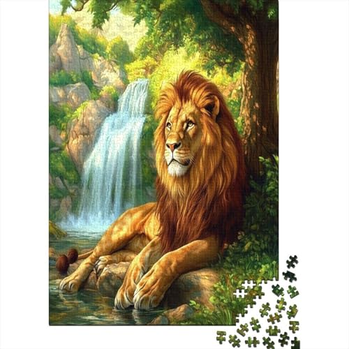 Löwe Puzzle 1000 Teile Erwachsener Kniffel Spaß Für Die Ganze Familie - Abwechslungsreiche 1000 Puzzleteilige Motive Puzzlespiel Erwachsene, Puzzel 1000pcs (75x50cm) von ZWABFOFYV