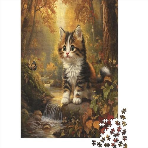 Norwegische Waldkatze Puzzlespiel 1000 Teile Puzzles Für Erwachsene Lernspiel Herausforderung Spielzeug 1000 Teile Puzzles Für Erwachsene Kinder Erwachsenen Puzzlespiel Puzzel 1000pcs (75x50cm) von ZWABFOFYV