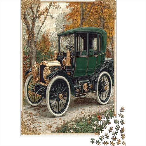 Old Style Sedan Puzzle 1000 Teile,Puzzle Für Erwachsene, Impossible Puzzle, Geschicklichkeitsspiel Für Die Ganze Familie,Puzzle Farbenfrohes,Puzzle-Geschenk,RaumdekoRatteion Puzzel 1000pcs (75x50cm) von ZWABFOFYV