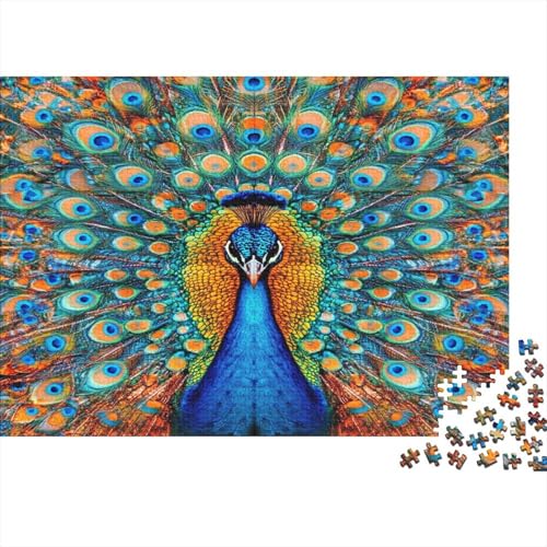 Pfau Puzzle 1000 Teile Erwachsener Kniffel Spaß Für Die Ganze Familie - Abwechslungsreiche 1000 Puzzleteilige Motive Puzzlespiel Erwachsene, Puzzel 1000pcs (75x50cm) von ZWABFOFYV