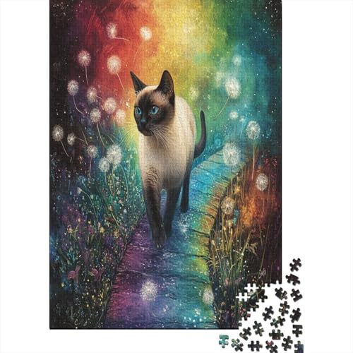 ZWABFOFYV Ragdoll Katze 1000-Teile Puzzle für Erwachsene, Klassisches Puzzlespiel, 1000 Teile, 75x50cm von ZWABFOFYV