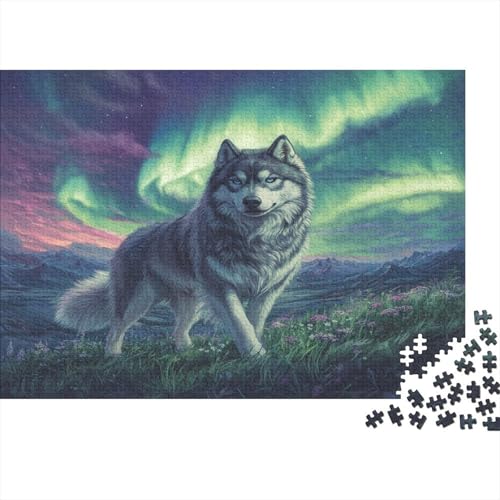 Sibirischer Husky Klassische Puzzles Puzzles 1000 Teile Für Erwachsene Puzzle Spielzeug Puzzle Einzigartige Geschenk Puzzleteile Tierpuzzle Für Die Familienspielsammlung 1000pcs (75x50cm) von ZWABFOFYV