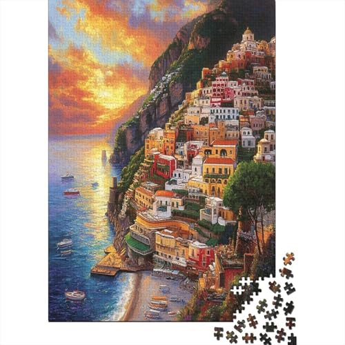 Sonnenuntergang im Hafen Puzzle 1000 Teile,Puzzle Für Erwachsene, Impossible Puzzle, Geschicklichkeitsspiel Für Die Ganze Familie,Puzzle Legespiel- Erwachsenenpuzzle Puzzel 1000pcs (75x50cm) von ZWABFOFYV