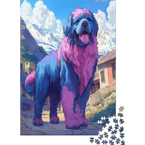 Tibetischer Mastiff Puzzle 1000 Teile Erwachsener Kniffel Spaß Für Die Ganze Familie - Abwechslungsreiche 1000 Puzzleteilige Motive Puzzle Erwachsene, Puzzel 1000pcs (75x50cm) von ZWABFOFYV