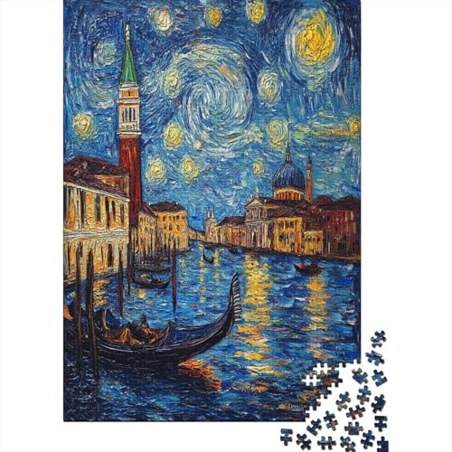 Venedig Water City Puzzle 1000 Teile Erwachsener Kniffel Spaß Für Die Ganze Familie - Abwechslungsreiche 1000 Puzzleteilige Motive Puzzlespiel Erwachsene, Puzzel 1000pcs (75x50cm) von ZWABFOFYV