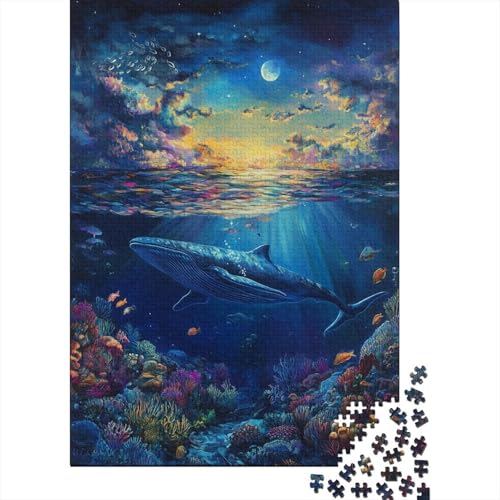 Wal 1000 Stück Puzzles Für Erwachsene Teenager Stress Abbauen Familien-Puzzlespiel 1000-teiliges Puzzle Kinder Lernspiel Spielzeug Geschenk Puzzel 1000pcs (75x50cm) von ZWABFOFYV