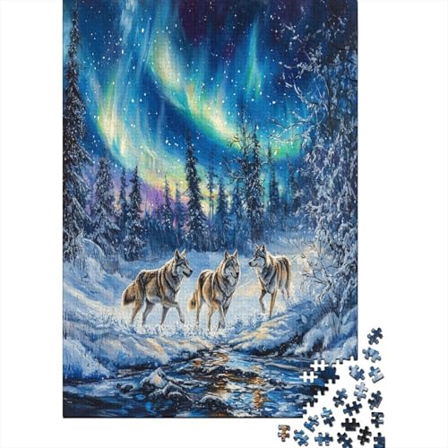 Wolf Puzzle 1000 Teile Erwachsene, Puzzlespiel Jigsaw Puzzles Erwachsenen Puzzlespiel Puzzel 1000pcs (75x50cm) von ZWABFOFYV