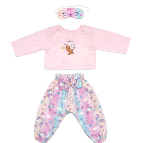 ZWOOS Puppenkleidung für Babypuppen 50-55 cm, Rosa Outfit kompatibel mit New Born Baby Puppen ZWOOS Puppenkleidung für Babypuppen 50-55 cm, Rosa Outfit kompatibel mit New Born Baby Puppen von ZWOOS