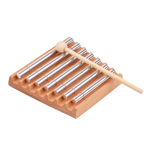 Classroom Chimes Handglocken aus Holz, Percussion-Instrumente, Geschenke für Kinder und Erwachsene von ZWTPGKRD