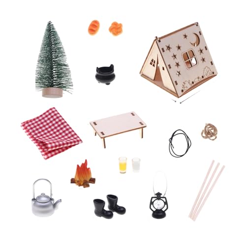 Miniatur-Holzzelt, lackierbar, Camping-Szene, Dekoration, Puppenhauszubehör, Outdoor-Requisiten, Bastelprojekt-Kits, Puppenhaus, Miniatur-Camping-Set Miniatur-Holzzelt, lackierbar, Camping-Szene, Dekoration, Puppenhauszubehör, Outdoor-Requisiten, Bastelprojekt-Kits, Puppenhaus, Miniatur-Camping-Set von ZWTPGKRD
