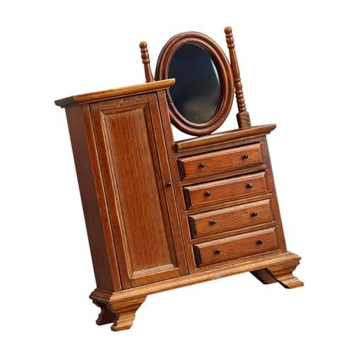 Puppenhäuser Miniaturmöbel Holz Schminktisch Puppenhaus Möbel Spielzeug 1:12 Maßstab Schlafzimmer Zubehör Dekoration Zubehör Puppenhäuser Miniaturmöbel Holz Schminktisch Puppenhaus Möbel Spielzeug 1:12 Maßstab Schlafzimmer Zubehör Dekoration Zubehör von ZWTPGKRD