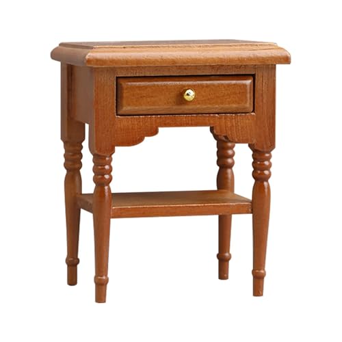 Puppenhäuser im Maßstab 1:12, Miniaturmöbel, Holz, Nachttisch, Dekoration, Zubehör für Dekoration, Puppenhäuser, Dekoration, Zubehör Puppenhäuser im Maßstab 1:12, Miniaturmöbel, Holz, Nachttisch, Dekoration, Zubehör für Dekoration, Puppenhäuser, Dekoration, Zubehör von ZWTPGKRD