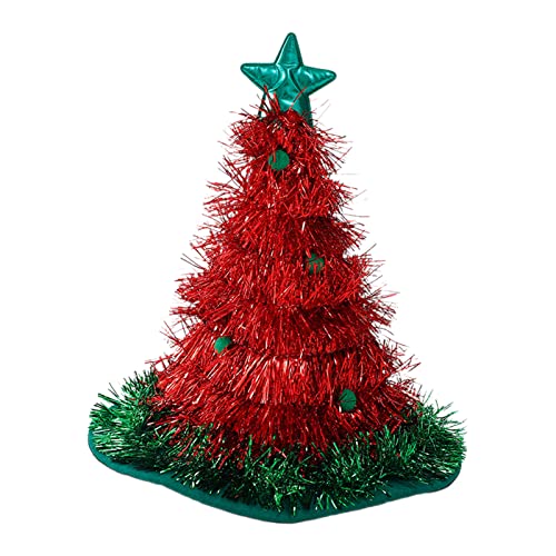 ZWTPGKRD Weihnachtsbaumhut, glitzernde Hüte, dichter Vliesstoff, lustig, Partyhut, Hut für Erwachsene und Kinder, Party, Verkleidung, Geschenke, Mutter und Vater, Damen, Erwachsene, Kinder, Männer ZWTPGKRD Weihnachtsbaumhut, glitzernde Hüte, dichter Vliesstoff, lustig, Partyhut, Hut für Erwachsene und Kinder, Party, Verkleidung, Geschenke, Mutter und Vater, Damen, Erwachsene, Kinder, Männer von ZWTPGKRD