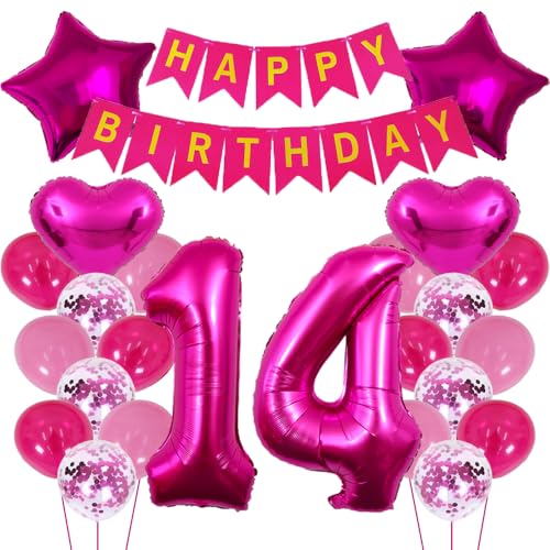ZWWsullo Riesen Folienballon 14 Rosa deko geburtstag 14 Geburstag Deko Mädchen 14 Jahre Rosa Luftballon 14 Geburtstag Rosa Geburtstagsdeko Mädchen 14 Jahre Geburtstag Dekoration 14 jahr Mädchen ZWWsullo Riesen Folienballon 14 Rosa deko geburtstag 14 Geburstag Deko Mädchen 14 Jahre Rosa Luftballon 14 Geburtstag Rosa Geburtstagsdeko Mädchen 14 Jahre Geburtstag Dekoration 14 jahr Mädchen von ZWWsullo