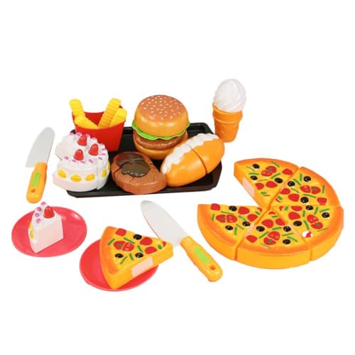 Simulation Essen Kinder Pretend Toys Hamburger Fast Play To Toys Kochen Rolle Steak Pretend S1V0 Play Pizza Food von ZXCVWWE