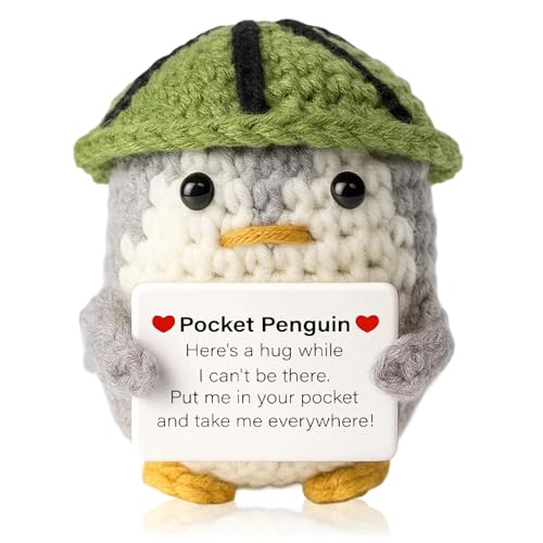 ZXJLWR 7.5 cm Hoch Positive Penguin Glücksbringer, Gute Besserung Geschenke, Mutmacher Geschenk für Freunde und Familie, Motivationsgeschenk, Krankenhaus Geschenk ZXJLWR 7.5 cm Hoch Positive Penguin Glücksbringer, Gute Besserung Geschenke, Mutmacher Geschenk für Freunde und Familie, Motivationsgeschenk, Krankenhaus Geschenk von ZXJLWR