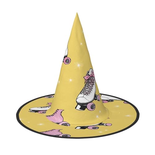 ZXMDZTSS Bunte Rollschuhe – Halloween-Hut für Erwachsene, Festivalkleidung, Hexenkostüm-Zubehör, Oxford-Stoff, 3 Stück ZXMDZTSS Bunte Rollschuhe – Halloween-Hut für Erwachsene, Festivalkleidung, Hexenkostüm-Zubehör, Oxford-Stoff, 3 Stück von ZXMDZTSS
