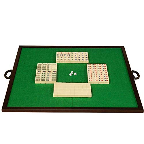 ZXOPTY Mahjong, Mahjong-Set, zusammenklappbar, Mahjong-Arbeitsplatte, einfach und tragbar, für zu Hause, 3,7 x 2,8 x 2,2 cm, 3,7 x 2,8 x 2,2 cm (wie abgebildet, 3,7 x 2,8 x 2,2 cm) von ZXOPTY