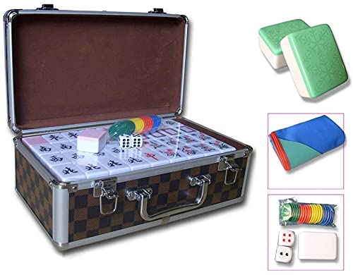 ZXOPTY Mahjong Boutique Mahjong-Set, Schachspiel, Majong-Set, Mah Jong, Mah Jongg-Sets, Majiang von ZXOPTY