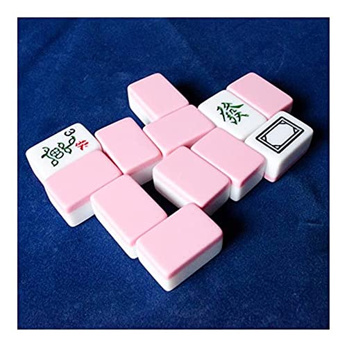 ZXOPTY Mahjong-Sets, Chinesisches Mahjong-Set mit Tragetasche, chinesisches Mah-Jongg-Set mit 144 Steinen, tragbare Mahjong-Spiele von ZXOPTY