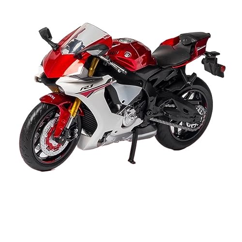 1/12 Motorradmodell Spielzeugauto Sammlerstück Für: Legierung Yamaha YZF-R1 Druckguss Geschenksammlung(A) von ZYAURA