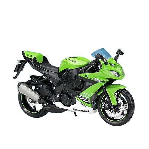 1:12 Druckguss-Motorrad Kawasaki Ninja ZX-10R 2010 Legierung Geschenksammlung von ZYAURA