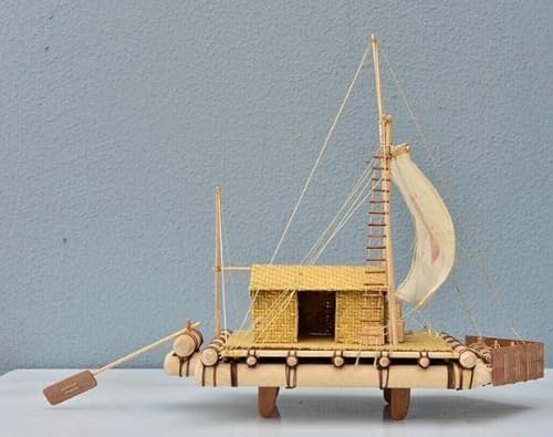 Für: Kon-Tiki Raft Maßstab 1:18 15,8 "402 mm Holzmodellbausatz von ZYAURA