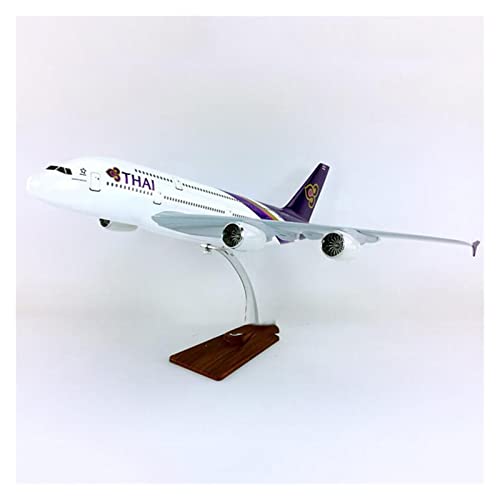 Umwelt Bild 1/133 Skala Airbus A380-800 Thai Airways Kunststoff Legierung Flugzeug Modell von ZYAURA