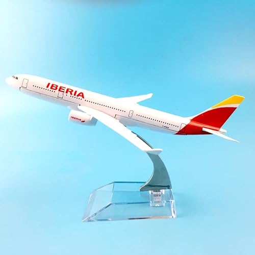 ZYAURA Umweltbild Für: 16CM Airline A330 Iberia Flugzeugmodell Legierung Flugzeugmodell Druckgussmodell von ZYAURA