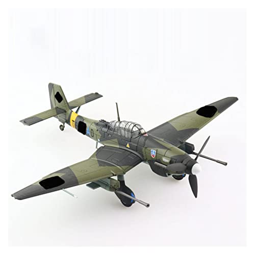 ZYAURA Umweltbild Druckguss-Flugzeugmodell des Deutschen Stuka-Bombers Ju87G-1 Im Maßstab 1:72 von ZYAURA