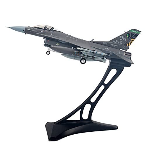 ZYAURA Umweltbild Druckgegossenes JC Wings F-16C-Flugzeugmodell Im Maßstab 1: 72 Aus Aluminium Eines F16-Jägers Der US-Armee von ZYAURA