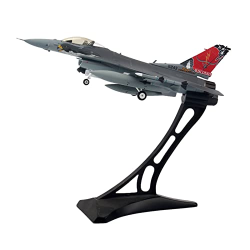 ZYAURA Umweltbild Druckguss-Flugzeugmodell JC Wings F16 Im Maßstab 1:72 Aus Aluminium von ZYAURA