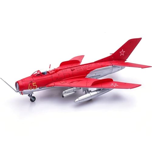 ZYAURA Umweltbild Für: MiG-19-Kampfflugzeug Farmer C 45 der sowjetischen Luftwaffe Kubinka 1960 im Maßstab 1:72 aus Aluminium von ZYAURA