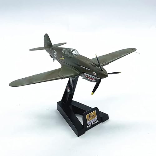 ZYAURA Umweltbild Für: 1:72 US P-40B Flying Tigers Fighter World War II ABS Statisches Simulationsflugzeugmodell von ZYAURA