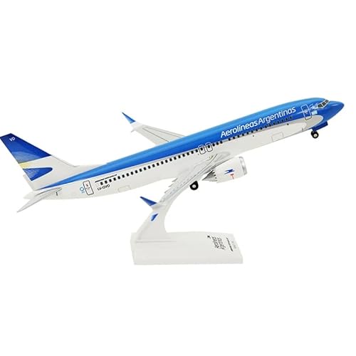 ZYAURA Umweltbild Für: 32 cm 1: 130 ABS Aerolineas Airlines Boeing B737 MAX8 Flugzeugmodell von ZYAURA