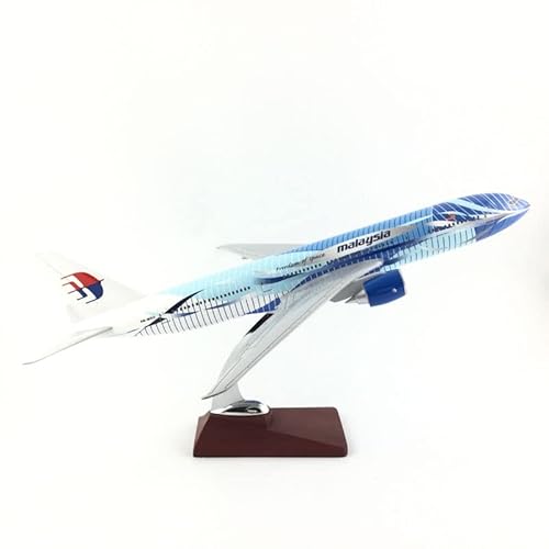 ZYAURA Umweltbild Für: Airliner 45CM Boeing 777 Malaysia Airlines Model Aircraft Simulation 45CM Legierung von ZYAURA