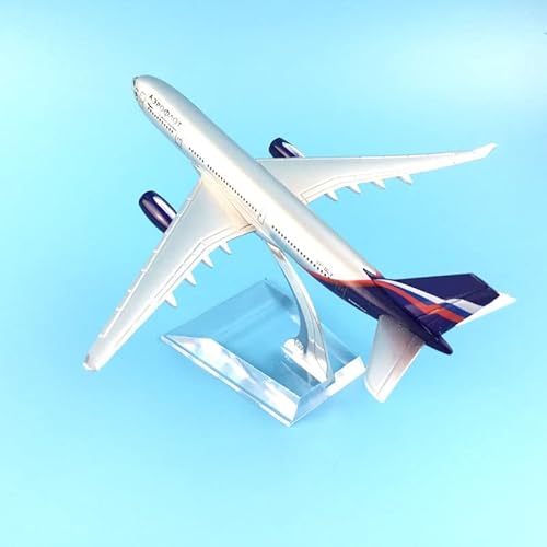 ZYAURA Umweltbild Für: Verkehrsflugzeug Aeroflot 16CM A330 Modellflugzeugsimulation 16CM Legierung von ZYAURA