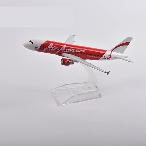 Umweltbild Für: JASON TUTU 16cm AirAsia Airbus A320 Modellflugzeug Spritzguss Metall 1/400 Verhältnis von ZYAURA