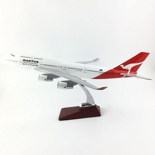 ZYAURA Umweltbild Für: Qantas Airliner 45-47CM QANTAS 747-400 Flugzeugmodell Legierung von ZYAURA