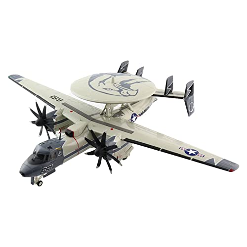 Umweltbild Geformt 1: 72 Verhältnis E2 Legierung Flugzeugmodell Von US Navy E-2C Frühwarnflugzeuge von ZYAURA