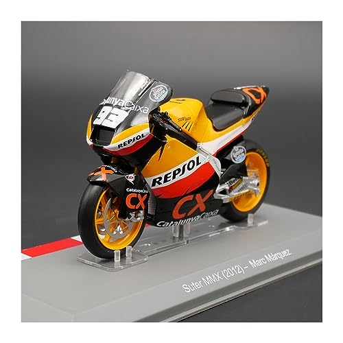 ZYAURA 1/18 Motorradrennen Für: 2012 Suter MMX Marc Marquez Geschenksammlung von ZYAURA