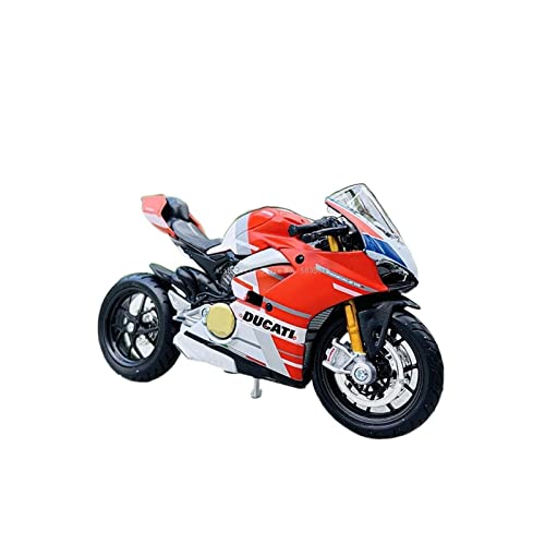 ZYAURA 1: 1816 Panigale V4 Sc Weiß Original Werksautorisiertes Simulationslegierungsmotorrad Geschenksammlung von ZYAURA